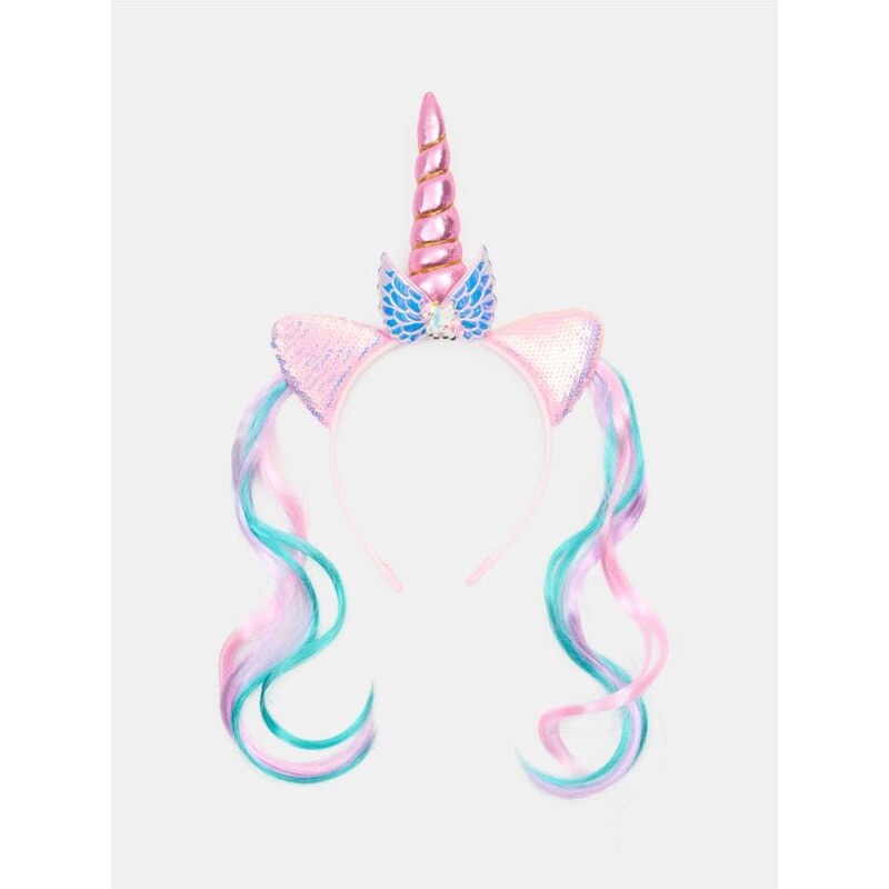 Sinsay - Čelenka s motívom jednorožca s rohom a vlasmi - viacfarebná 67385337