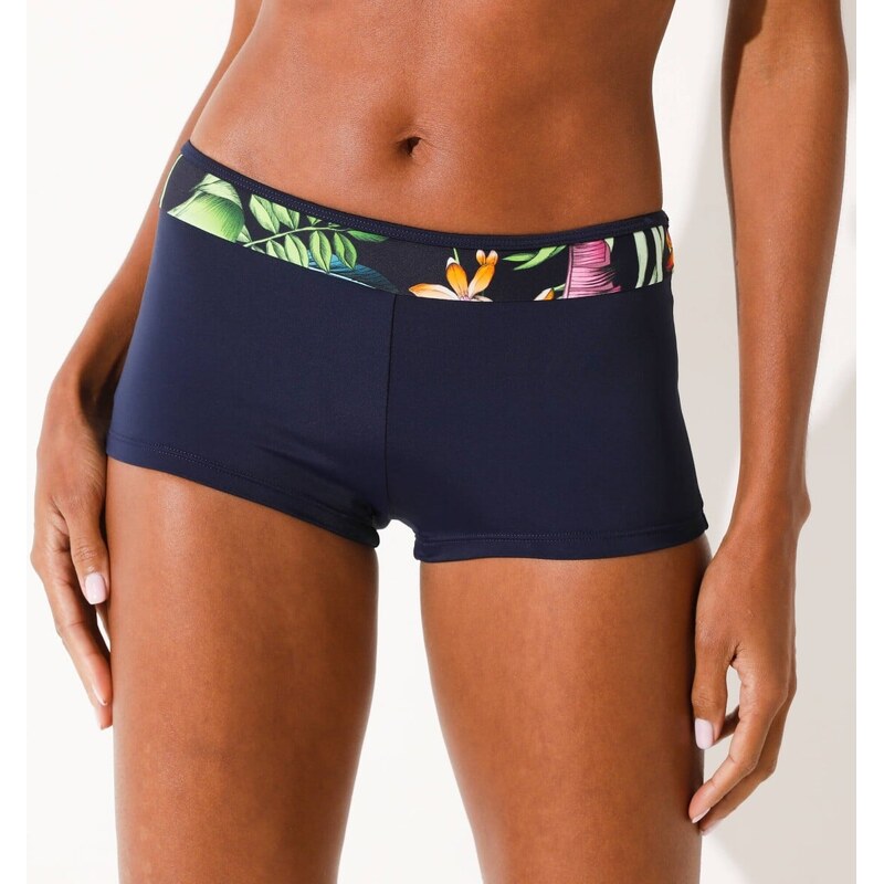Plavkové boxerky Banna s potlačou v páse nám. modrá/viacefarebná 038 62039213
