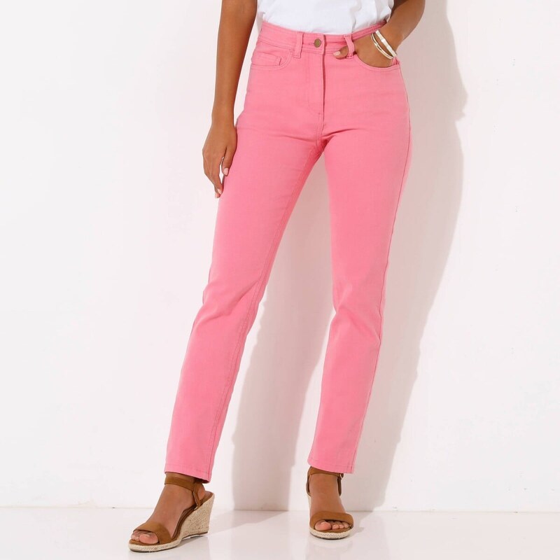 Dlhé zoštíhľujúce nohavice ružová 036 Blancheporte 61971408