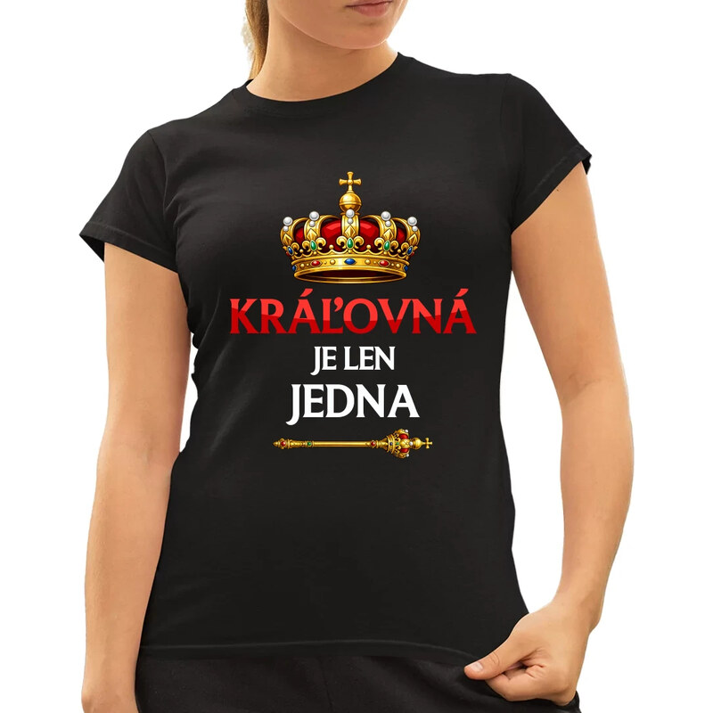 E-shop Garibald Kráľovná je len jedna - dámske tričko s potlačou