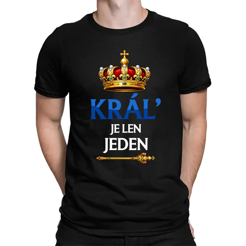 E-shop Garibald Kráľ je len jeden - pánske tričko s potlačou