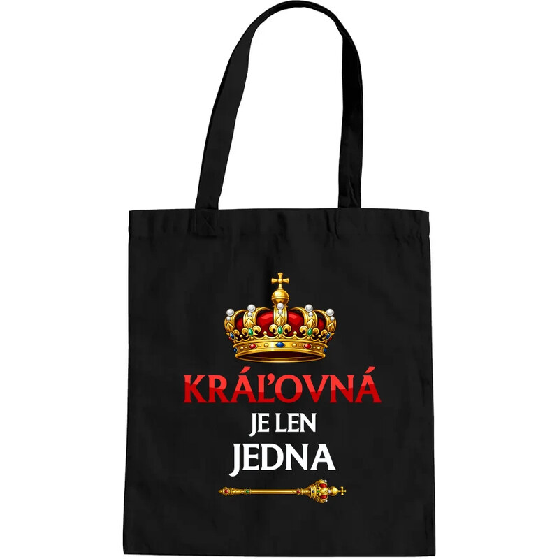 Garibald Kráľovná je len jedna - taška s potlačou 67367574