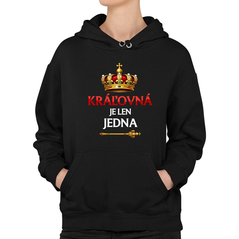 E-shop Garibald Kráľovná je len jedna - dámska mikina s potlačou
