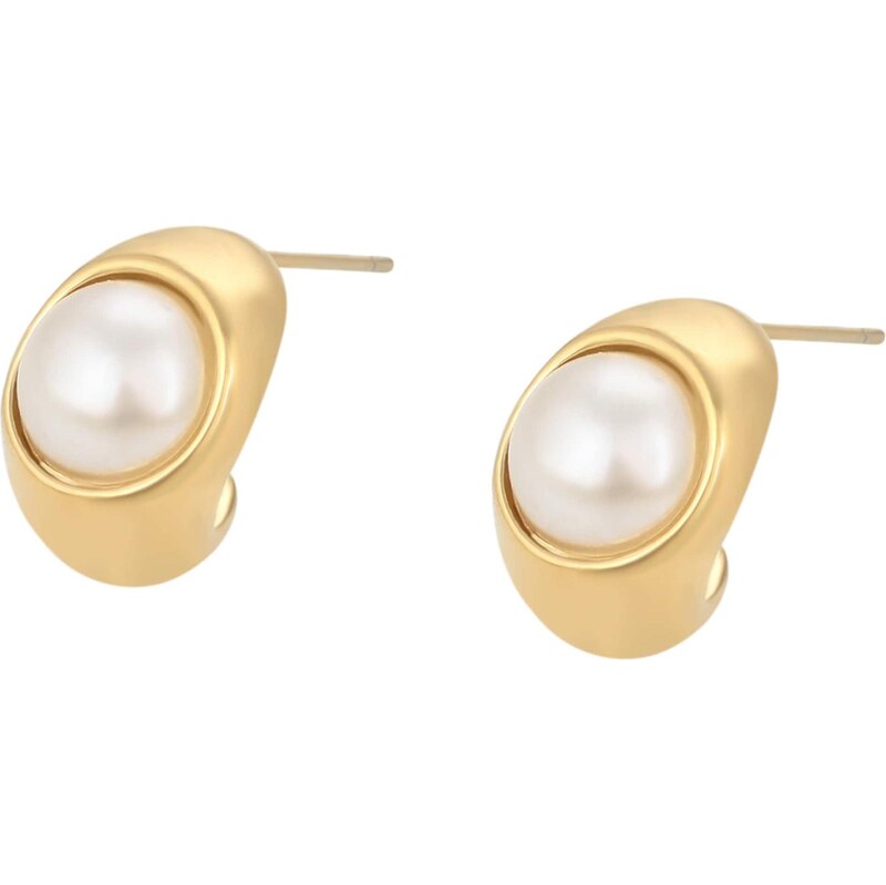 faina Náušnice zlatá / perlovo biela 67368687