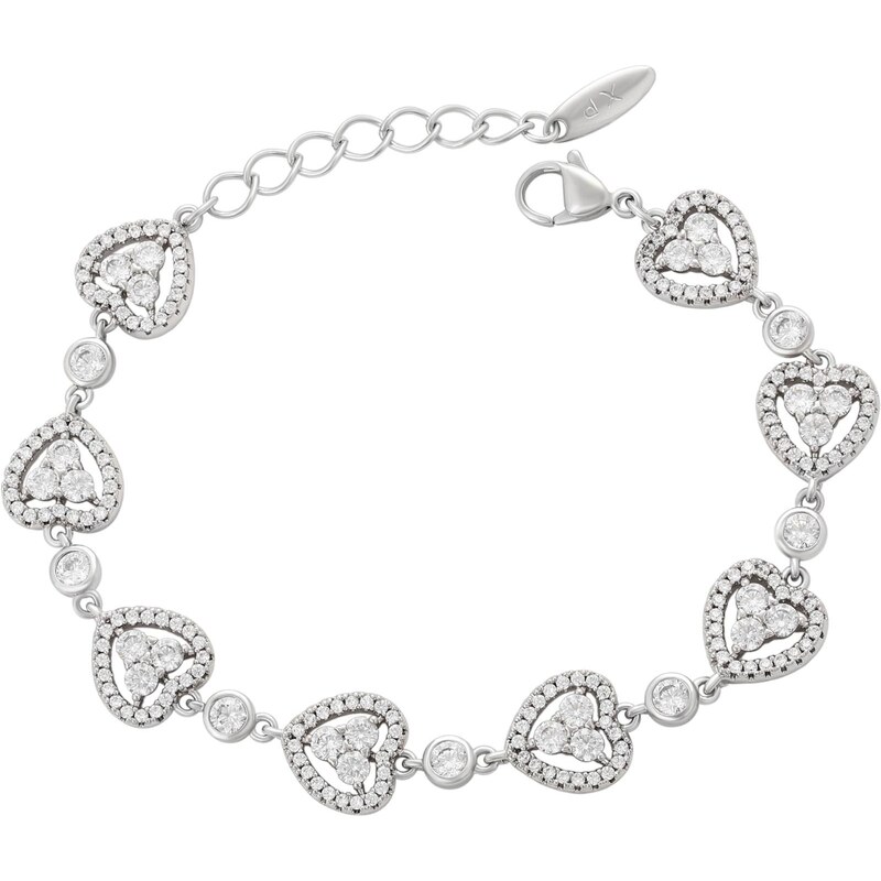 faina Náramok strieborná / priehľadná 67368695