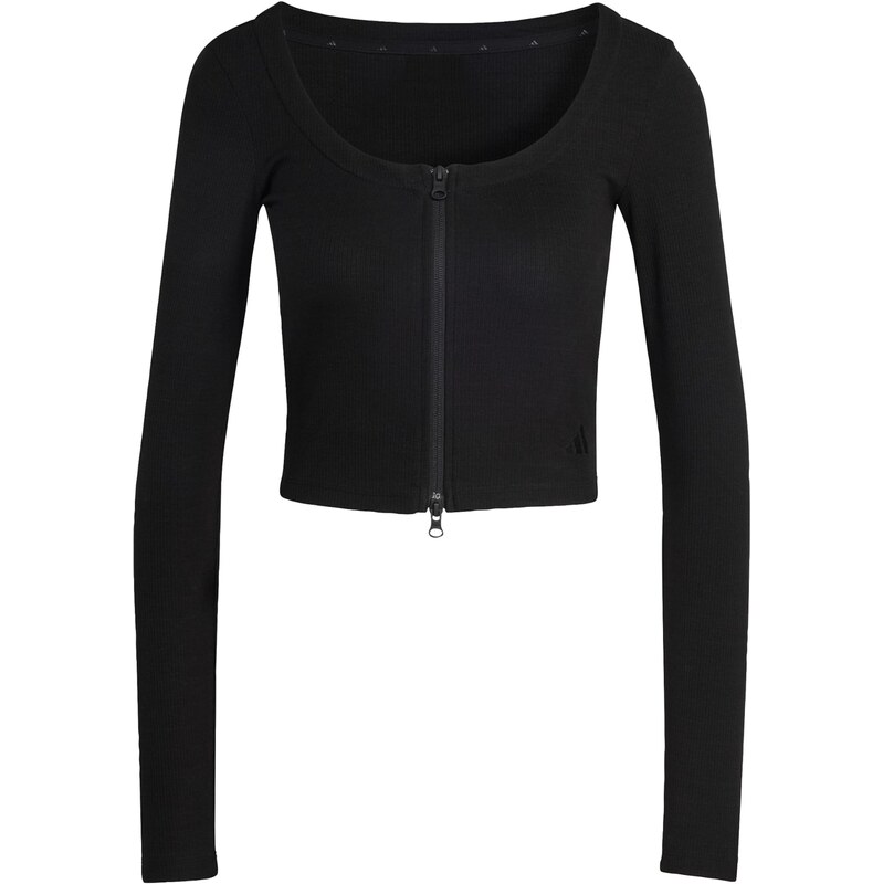 ADIDAS SPORTSWEAR Športový kardigán Seasonal Essentials čierna 67368721