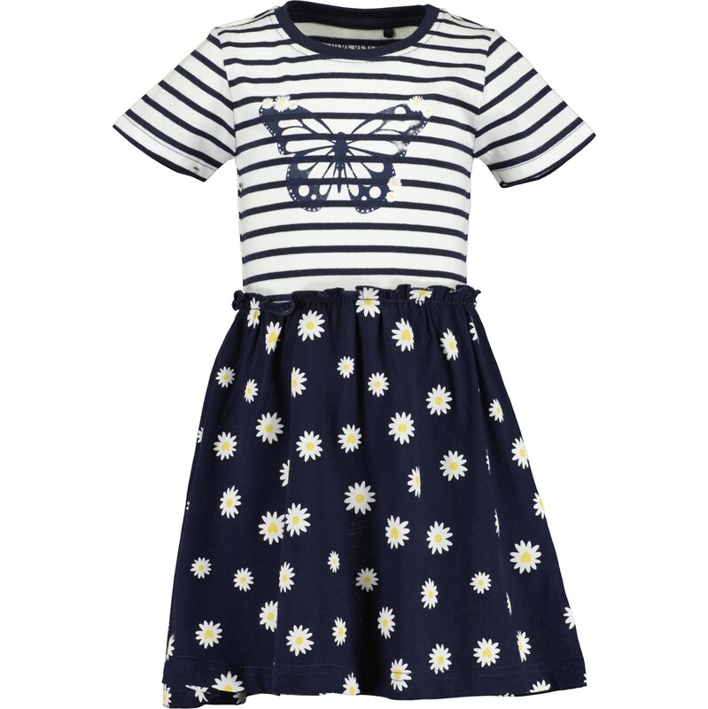 BLUE SEVEN Šaty námornícka modrá / žltá / biela 67368743