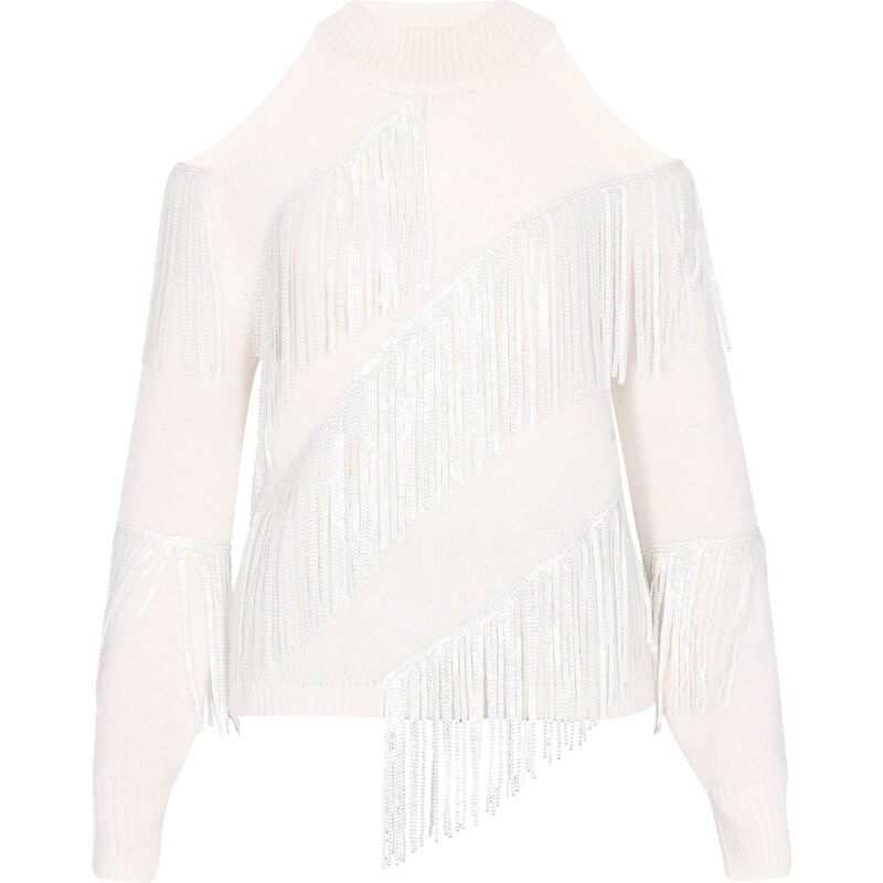 IZIA Sveter šedobiela 67368762