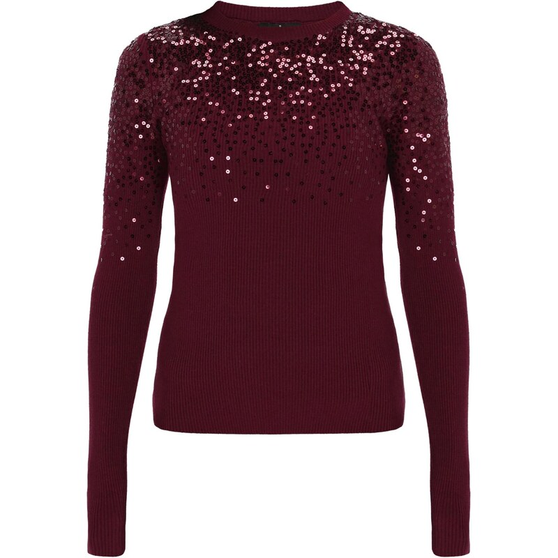 usha BLACK LABEL Sveter farba lesného ovocia 67368767