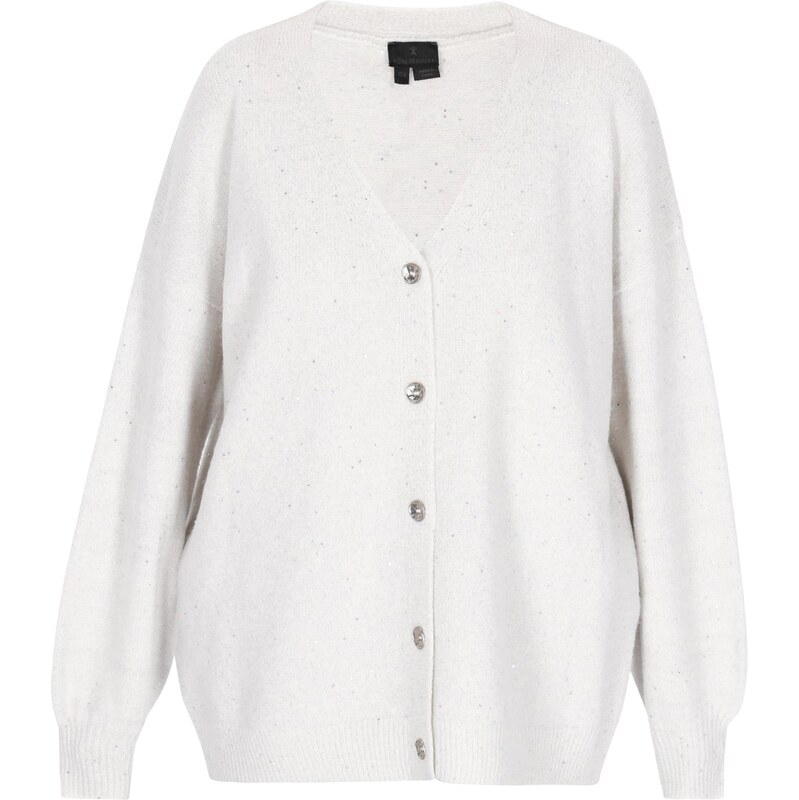 DreiMaster Klassik Kardigán šedobiela 67368787