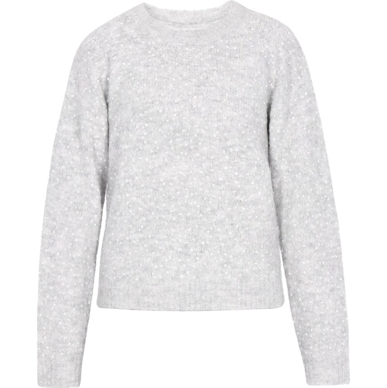 MYMO Sveter svetlosivá / strieborná 67368777
