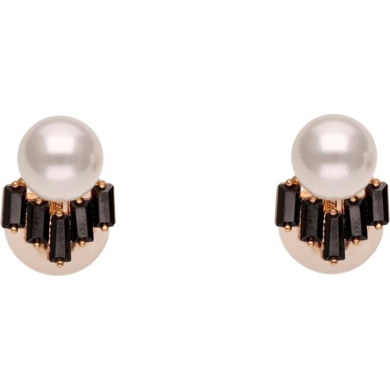 faina Náušnice zlatá žltá / čierna / prírodná biela 67368796