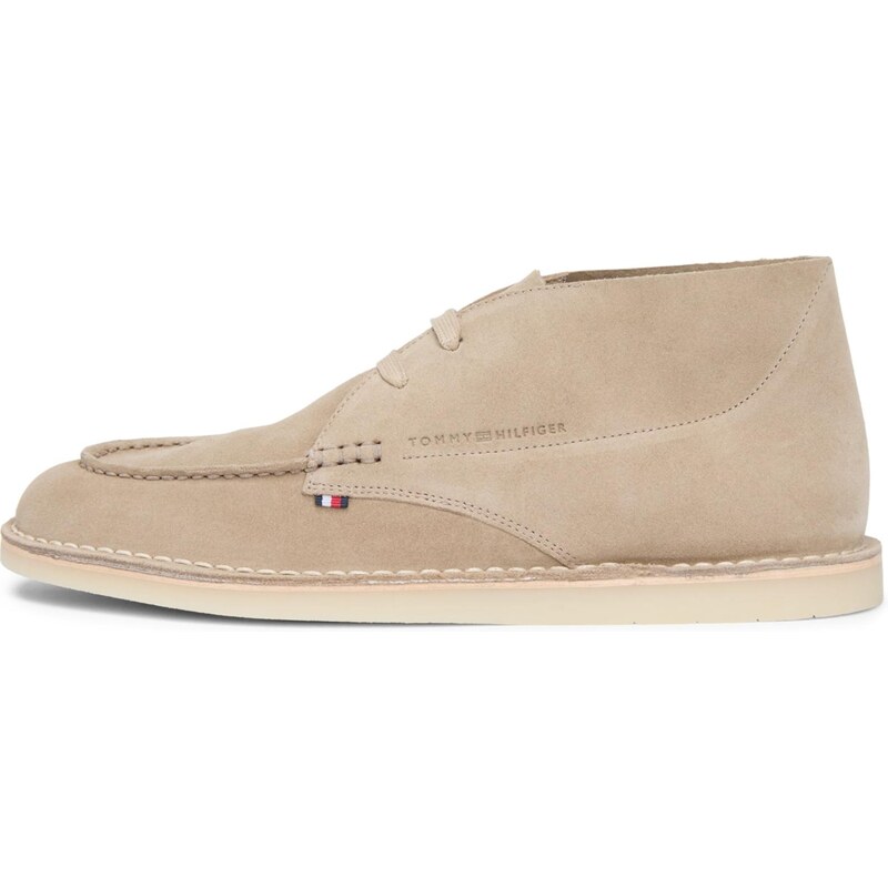 TOMMY HILFIGER Šnurovacie čižmy béžová 67368806
