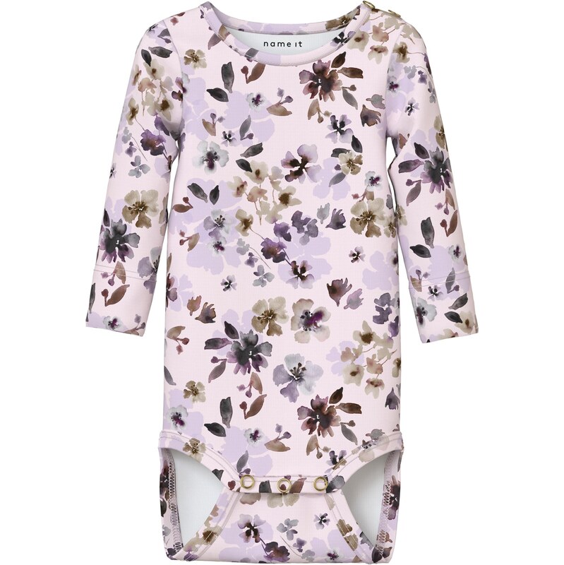 NAME IT Body brokátová / pastelovo fialová / tmavofialová / ružová 67368838