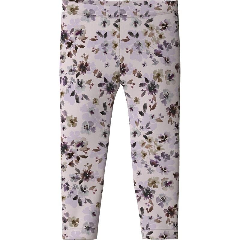 NAME IT Legíny hnedá / pastelovo fialová / tmavofialová / ružová 67368840