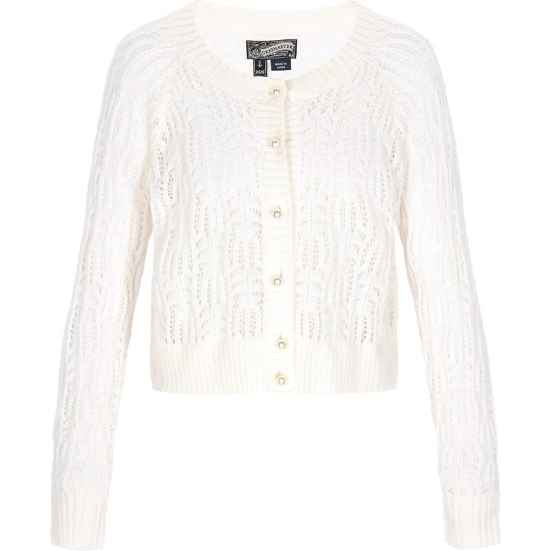 DreiMaster Vintage Kardigán šedobiela 67368866