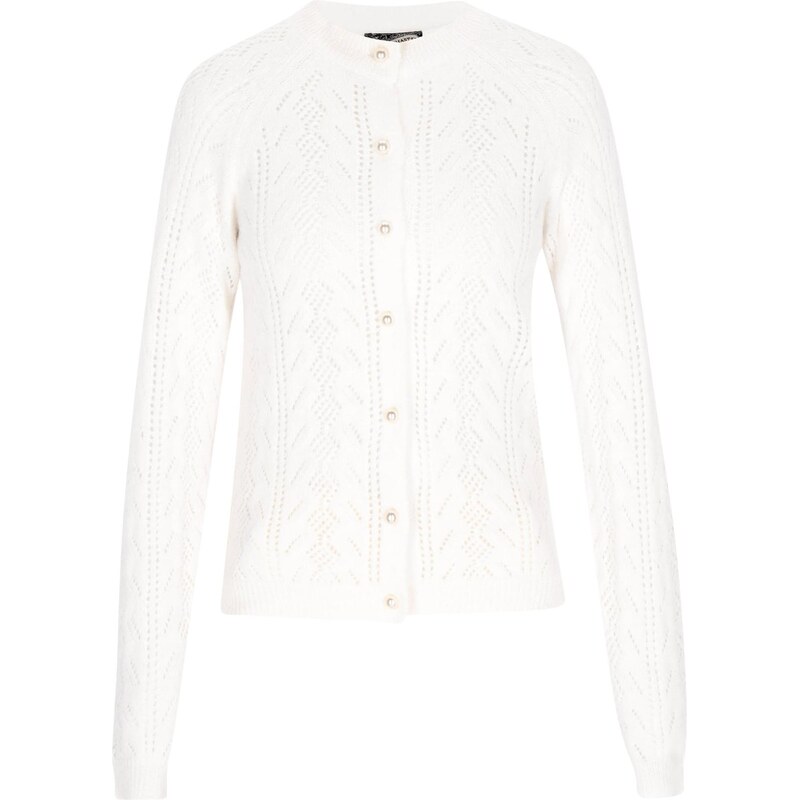 DreiMaster Vintage Kardigán Vintage šedobiela 67368863