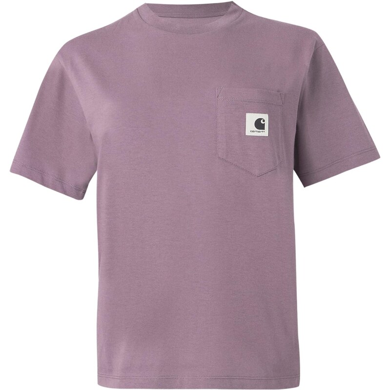 Carhartt WIP Tričko W S/S Pocket svetlofialová 67368934