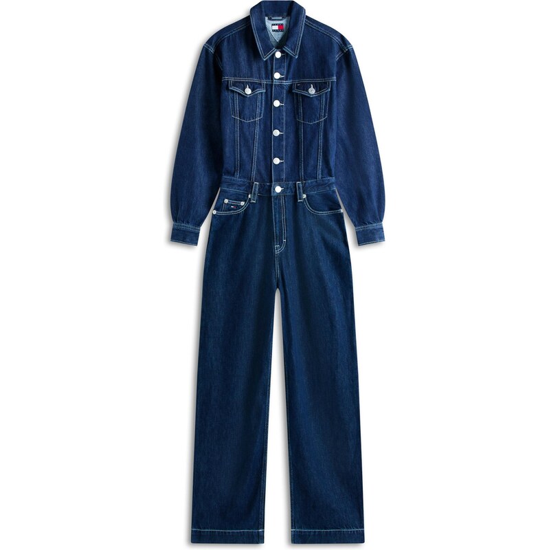 Tommy Jeans Overal modrá denim 67368974