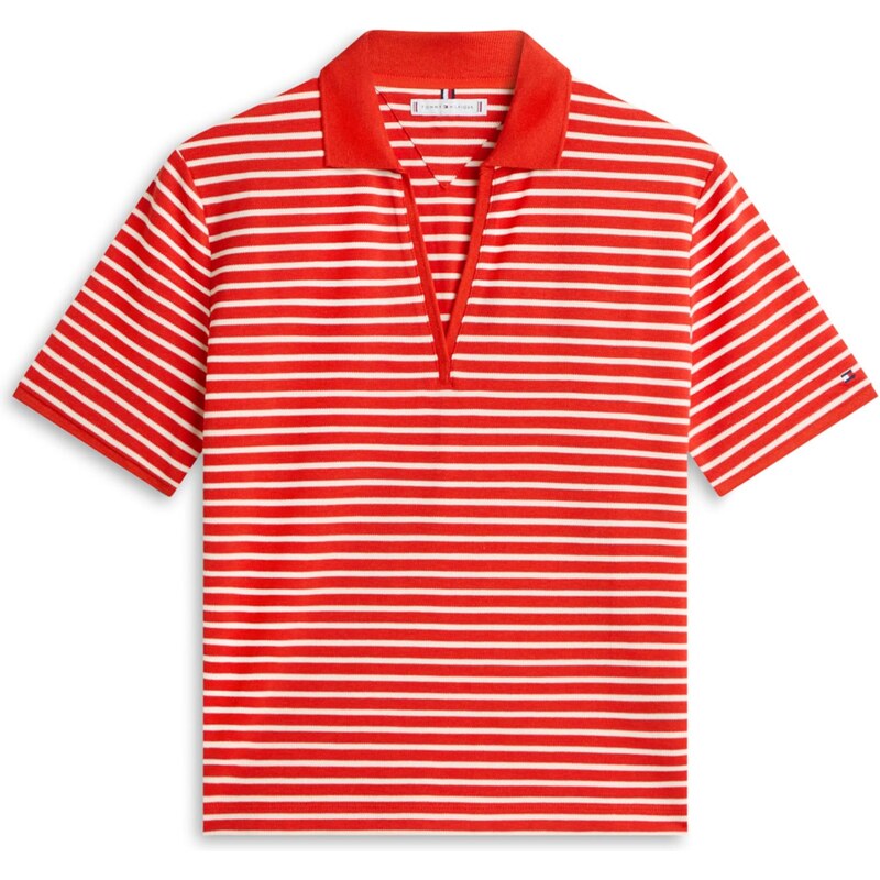 TOMMY HILFIGER Tričko červená / biela 67369024