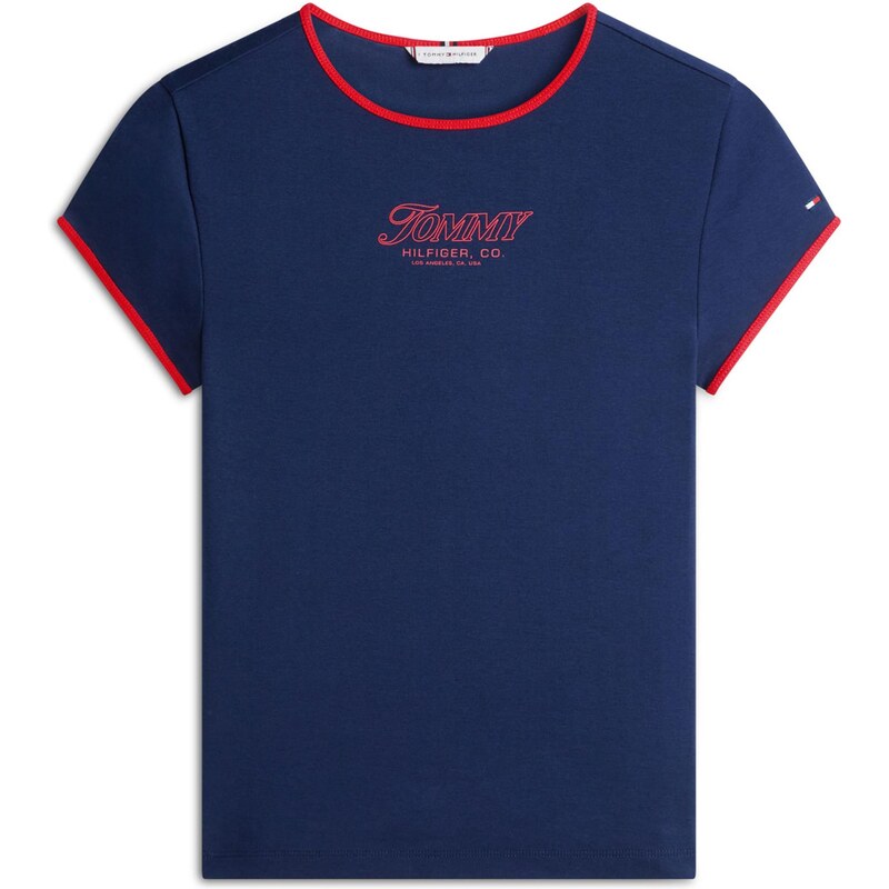 TOMMY HILFIGER Tričko námornícka modrá / červená 67369040