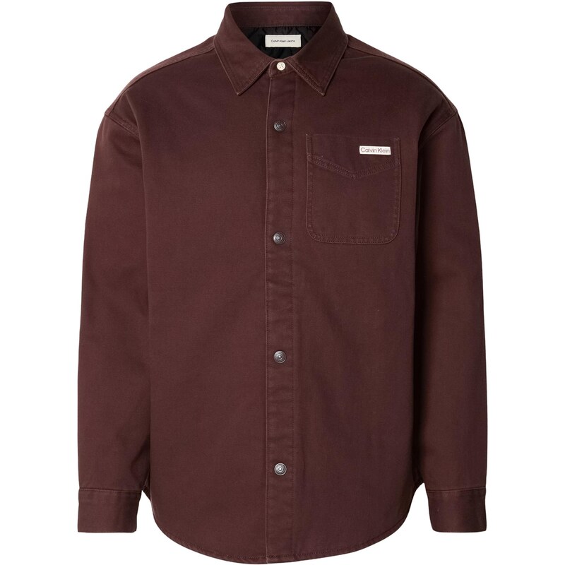 Calvin Klein Jeans Košeľa 90S tmavohnedá 67369048