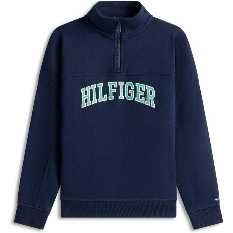 TOMMY HILFIGER Mikina námornícka modrá / zelená / biela 67369056