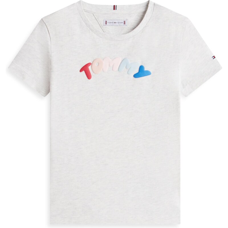 TOMMY HILFIGER Tričko modrá / sivá melírovaná / ružová / červená 67369073