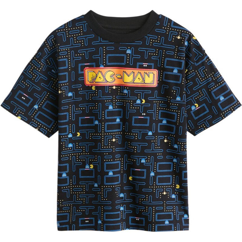 Next Tričko Pac Man kráľovská modrá / žltá / oranžová / čierna 67369095