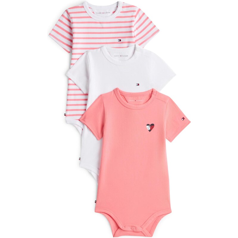 TOMMY HILFIGER Body pitaya / staroružová / biela 67369098