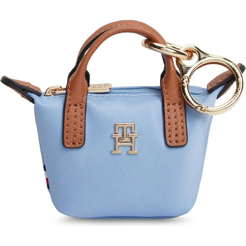 TOMMY HILFIGER Kabelka Popette svetlomodrá / hnedá 67369132