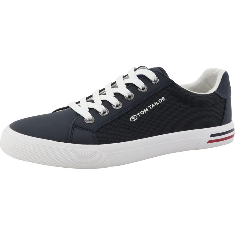TOM TAILOR Nízke tenisky námornícka modrá / biela 67518940