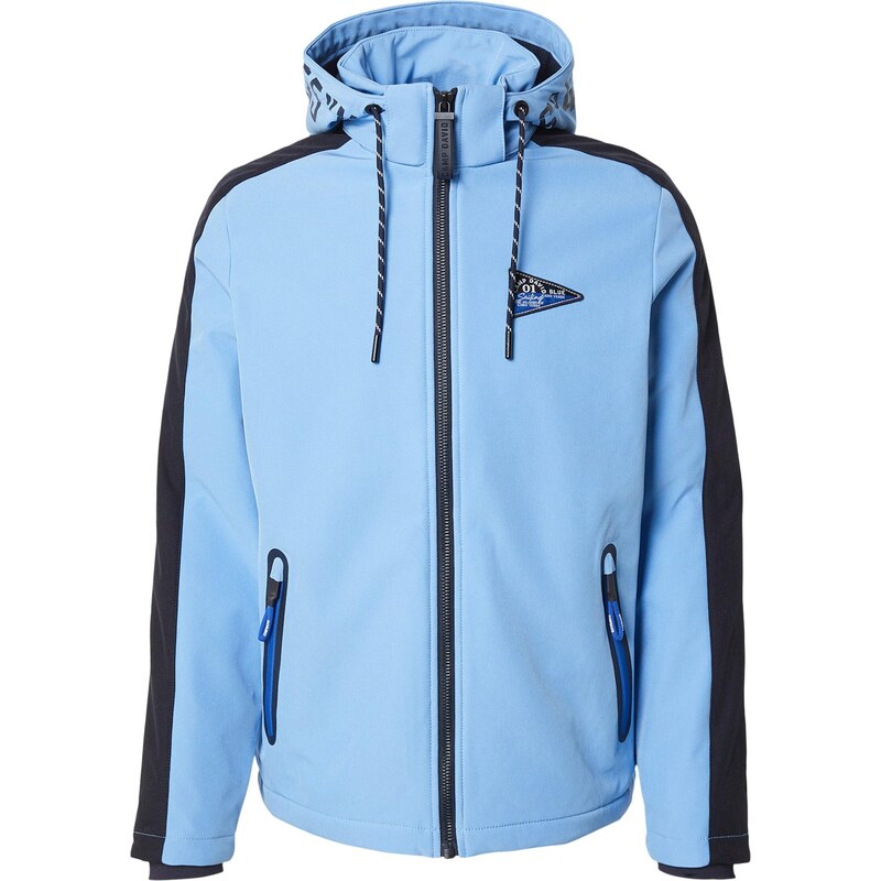 CAMP DAVID Prechodná bunda svetlomodrá / čierna 67369161