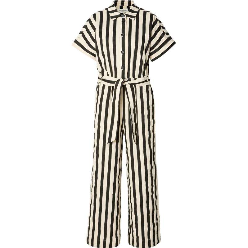 Lollys Laundry Overal Mathilde svetlobéžová / čierna 67369202