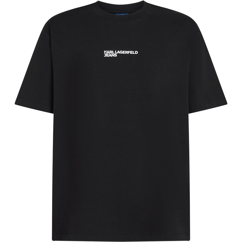 KARL LAGERFELD JEANS Tričko čierna / biela 67369212