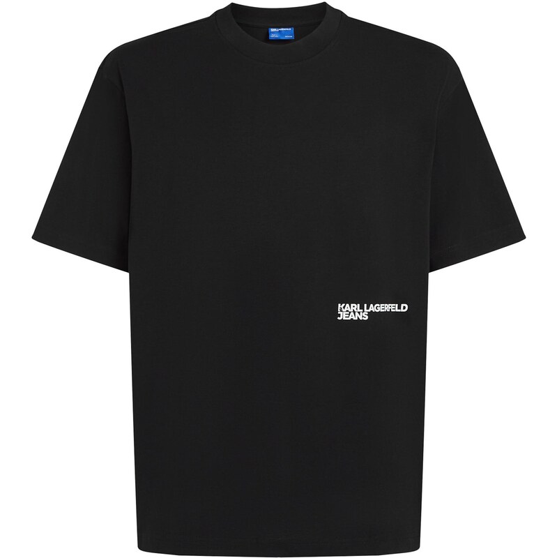 KARL LAGERFELD JEANS Tričko čierna / biela 67369225