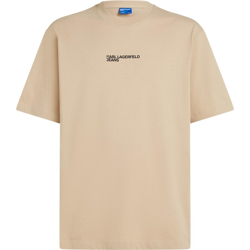 KARL LAGERFELD JEANS Tričko kaki / čierna 67369251