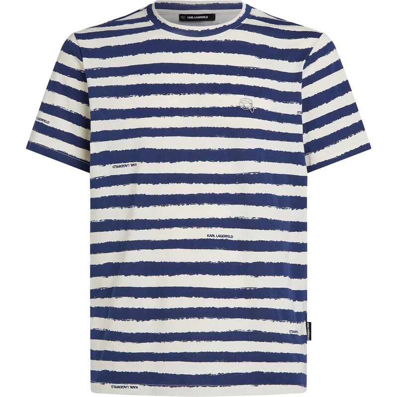 Karl Lagerfeld Tričko krémová / modrá 67369257