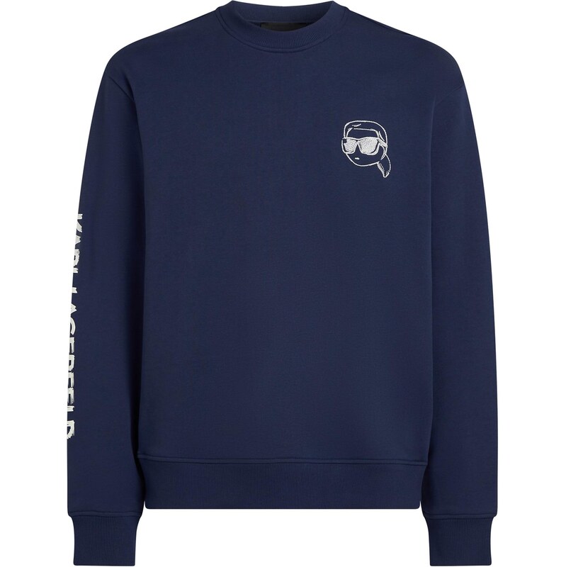 Karl Lagerfeld Mikina námornícka modrá / biela 67369264