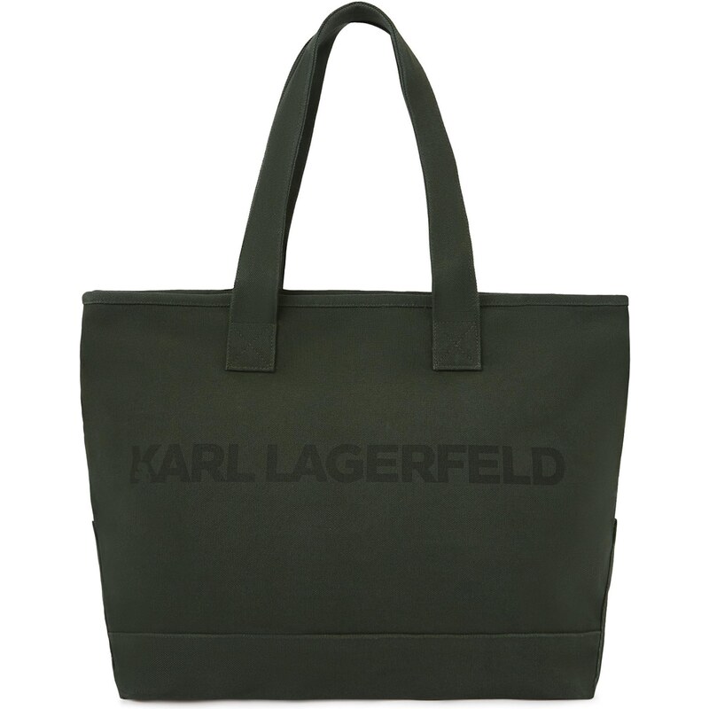 Karl Lagerfeld Shopper tmavozelená / čierna 67369268