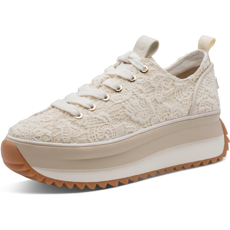 Tamaris Nízke tenisky krémová 67369278