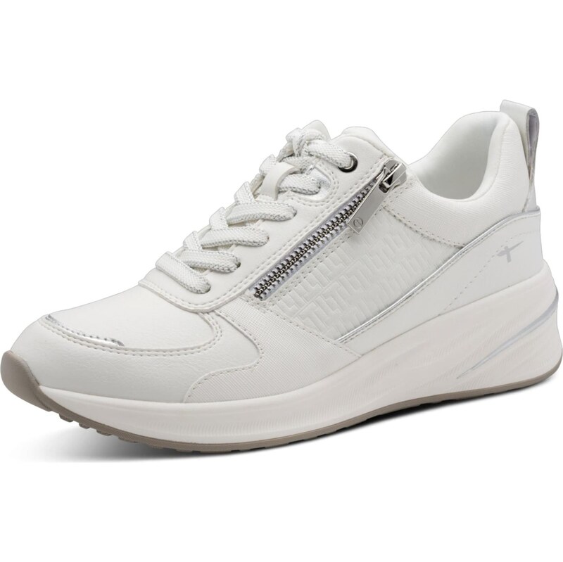 Tamaris Nízke tenisky striebornosivá / biela 67369279