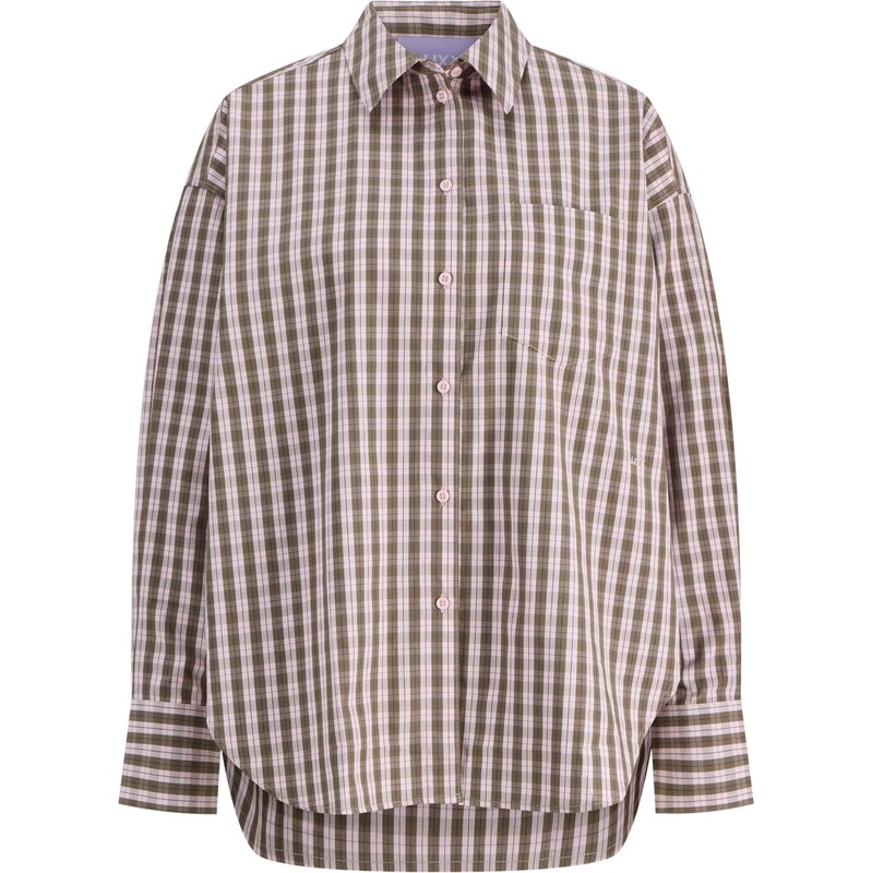 JJXX Blúzka JXJAMIE olivová / pastelovo ružová 67369281