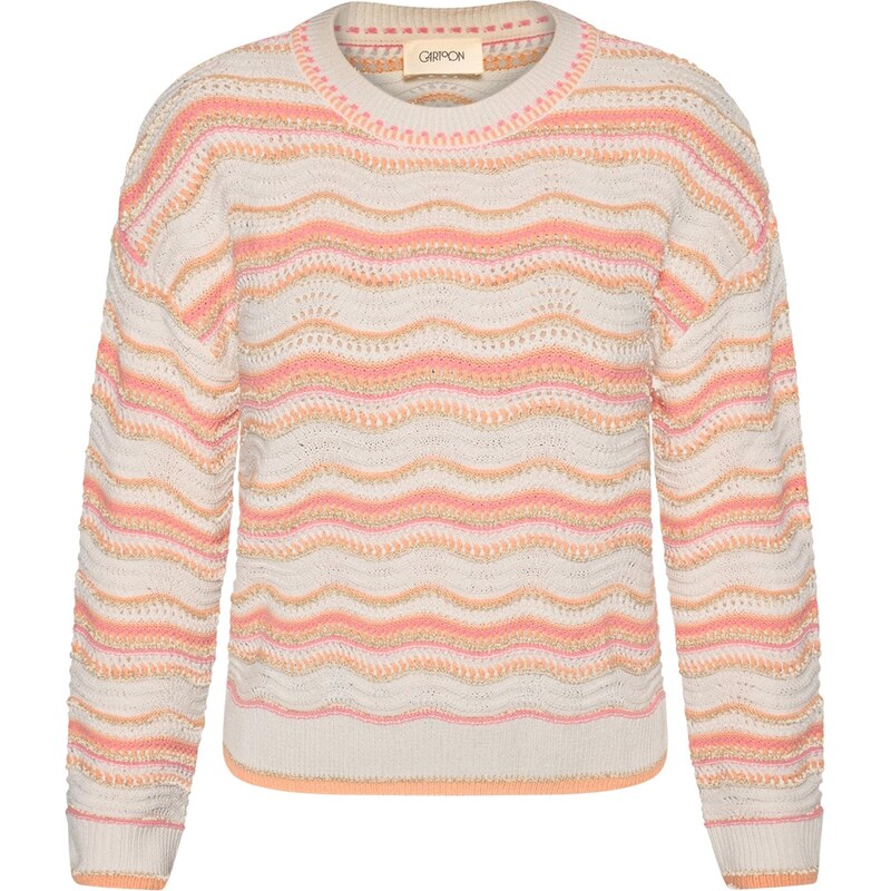 Cartoon Sveter zlatá / svetlooranžová / staroružová / biela 67369290