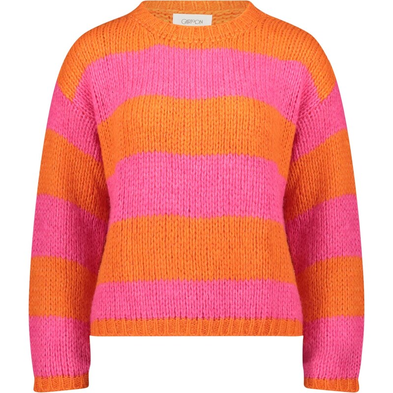 Cartoon Sveter neónovo fialová / oranžová 67369314