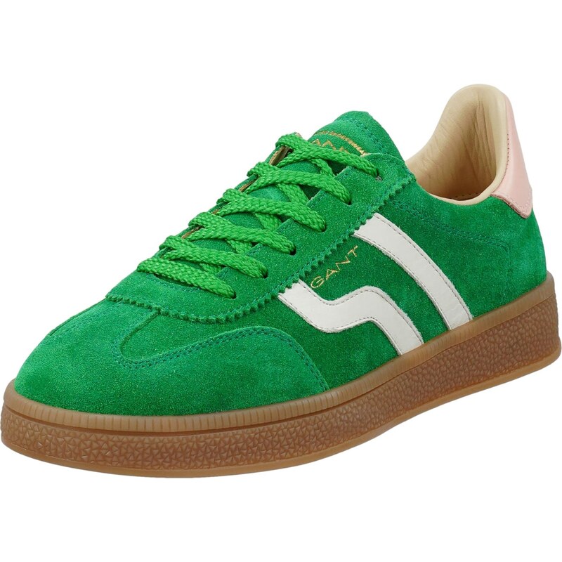 GANT Nízke tenisky Cuzima zlatá / zelená / biela 67369354