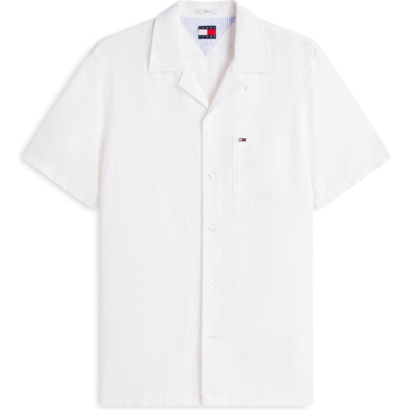 Tommy Jeans Košeľa šedobiela 67369403