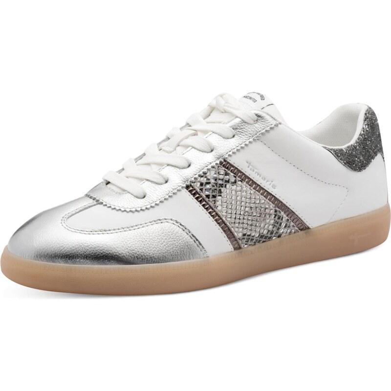 Tamaris Nízke tenisky bronzová / tmavosivá / strieborná / biela 67369438