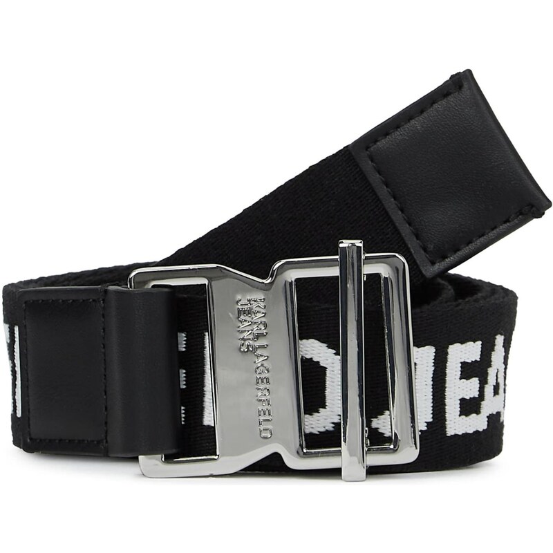 KARL LAGERFELD JEANS Opasky Gürtel aus Gurtband mit Logo čierna 67369466