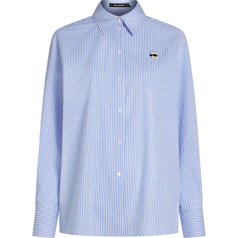 Karl Lagerfeld Blúzka svetlomodrá / biela 67369474